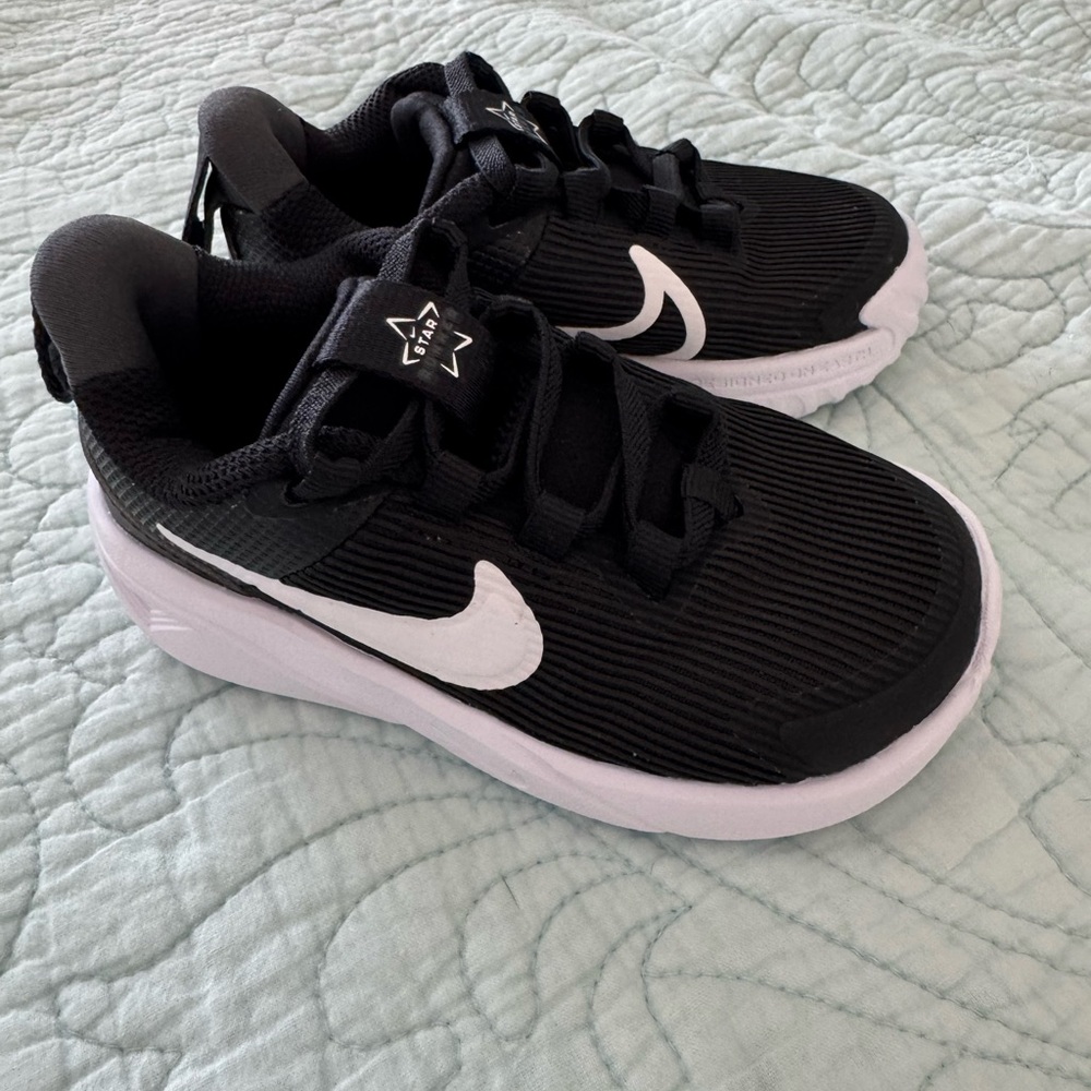 Nike Kids Black and White Sneakers